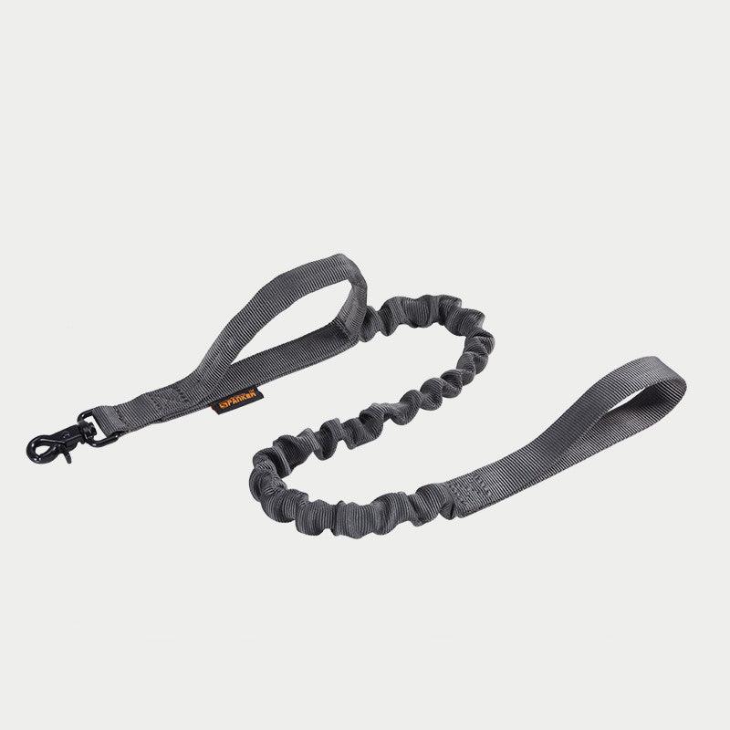 Leash for large dogs in tactical gray with durable design.